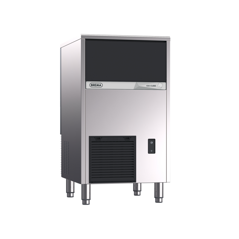 Machine à glaçons pleins 48kg/24h réserve 25kg condenseur air Brema_2