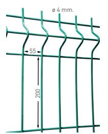 Eco plus - clôture grillagée - mrt - hauteur 625 à 2025 mm_2