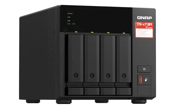 QNAP ts-473a nas tower ryzen embedded v1500b 8 go ddr4 0 to QNAP turbo system noir_2