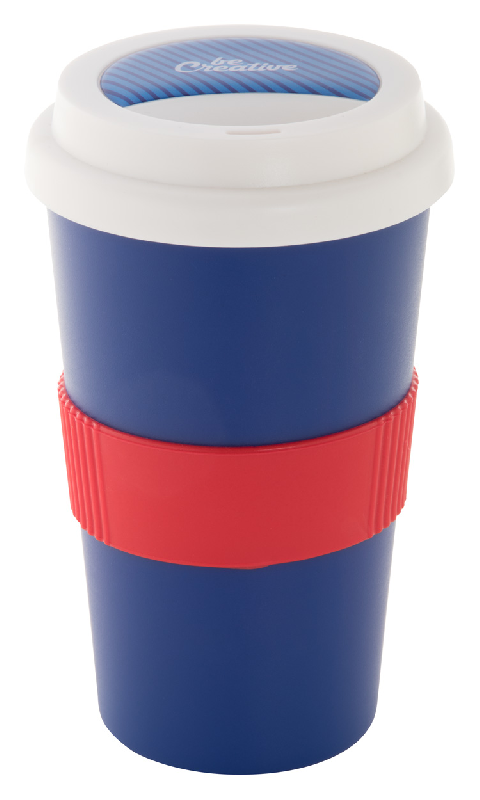 Mug thermos customisable - double parois avec bec verseur, grip en silicone et capacité de 400 ml_2