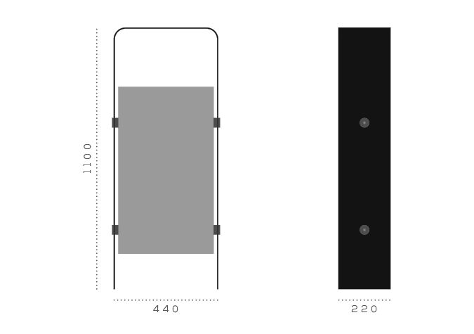 Doppio - poubelle publique - bottega7 - 56 litres_2