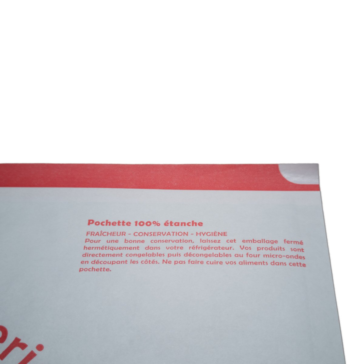 1000 pochettes alimentaires adhésives personnalisables - impression charcuterie - 16×25 cm - papier 44g/m²_2