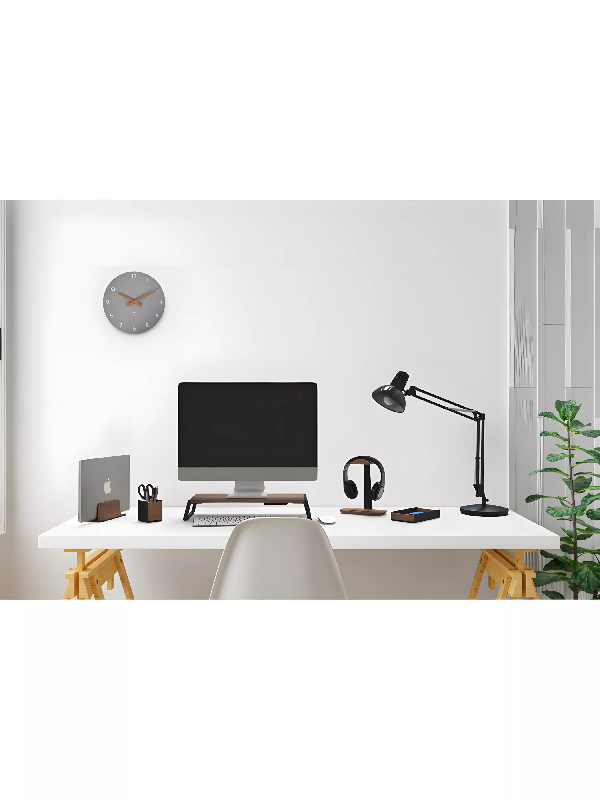 Support d'ordinateur/tablette en bois et aluminium noir_2