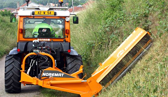 Rotobroyeur Noremat Elenia pour travaux de débroussaillage