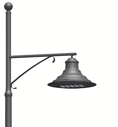 Lampadaire urbain alba / led / 180 w / 15650 lm / en aluminium / 10 m_0