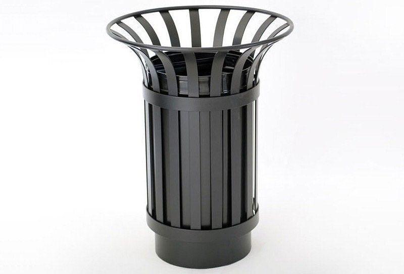 003203 - Poubelle publique Sofia Komserwis - 70 L - Hauteur 89 cm - Diamètre 52/40 cm_2
