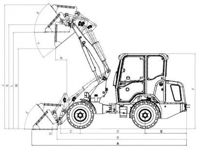 3348L - Mini-chargeuse sur pneus compacte 2900 kg - Moteur Yanmar 48 CV_2