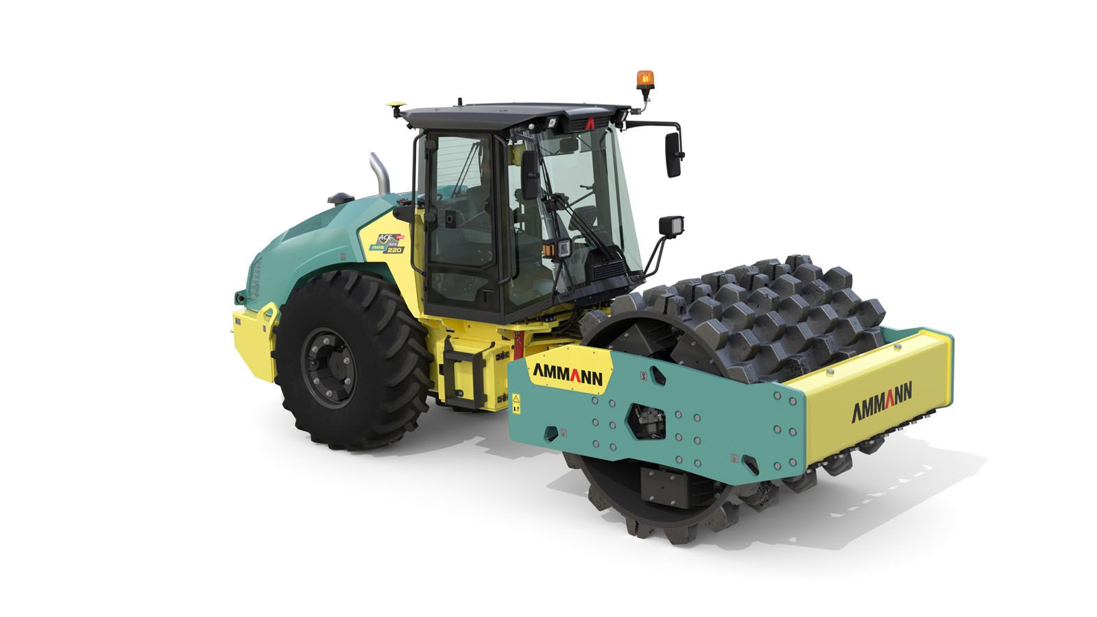 Compacteur de sol - Ammann ARS 220 T4f - longueur 6738 mm - poids 22 tonnes - systèmes avancés de vibration et amplitude_2