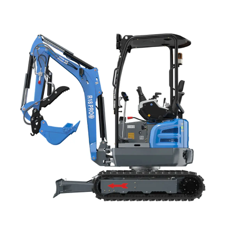Mini-pelle R18 PRO RIPPA neuve Canopy 1.8T moteur KUBOTA_2