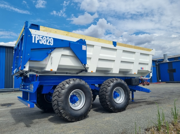 Remorque TP 58-29 - Benne 5,80x1,00 m - Volume 12,76-26,80 m³ (Tandem 150)_2