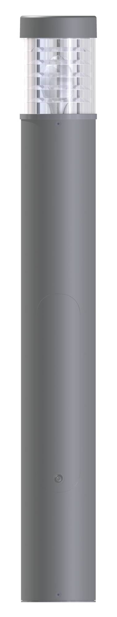 Borne lumineuse d'éclairage public - SAP 1200/P - HID, halogène, fluorescente - 23-70W - aluminium anodisé - 1,2m_2