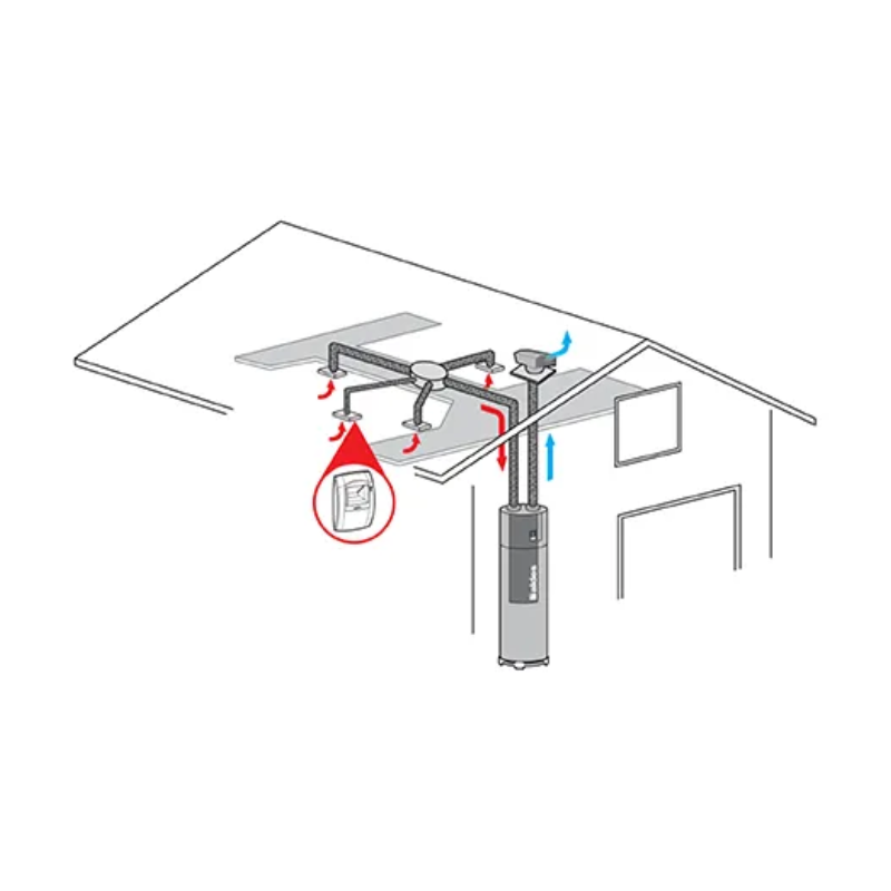Chauffe-eau thermodynamique T.Flow Hygro+ 200 L - Aldes - 11023198_2