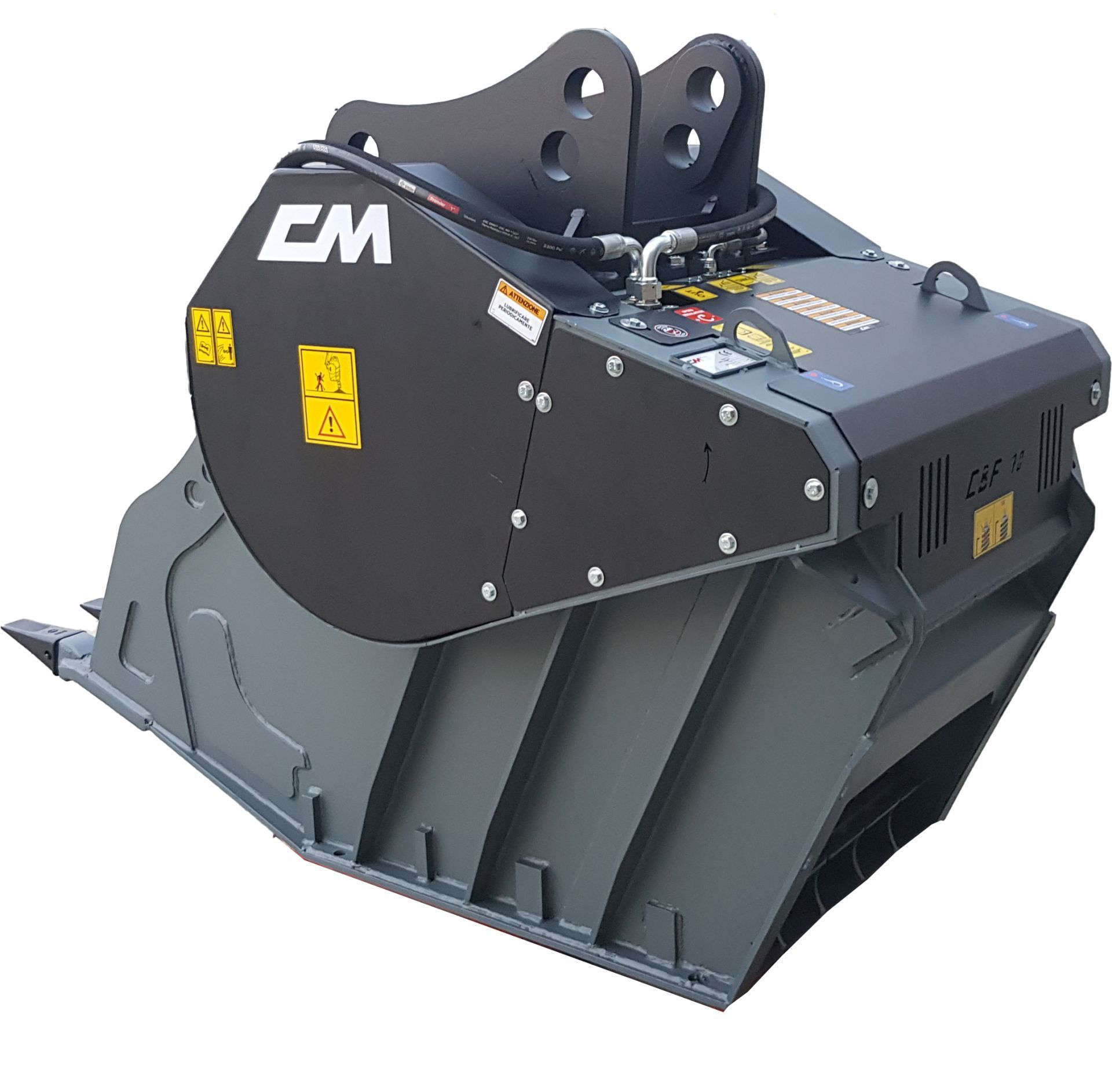 Godet concasseur mâchoires pour pelles de 4 à 50 tonnes pour inertes gravier pierres naturelles_3