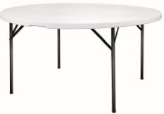 Table pliante grenade rectangulaire et ronde - Buff'hyeres Collectivités_2