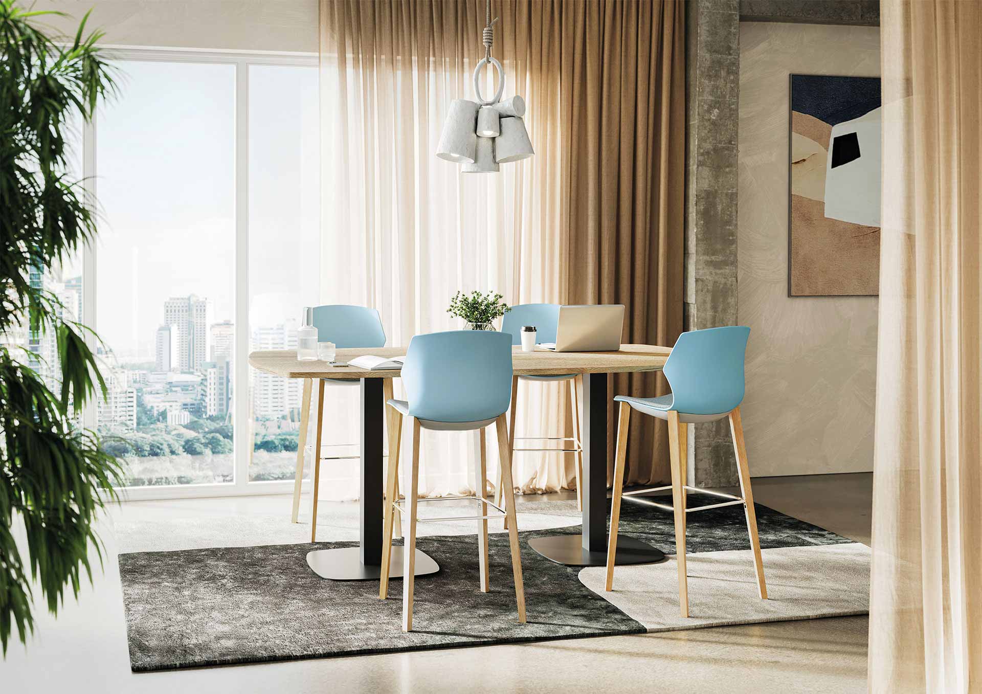 Tabouret de bureau My Frill - Design personnalisable, coloris tendance et confort optimal_2