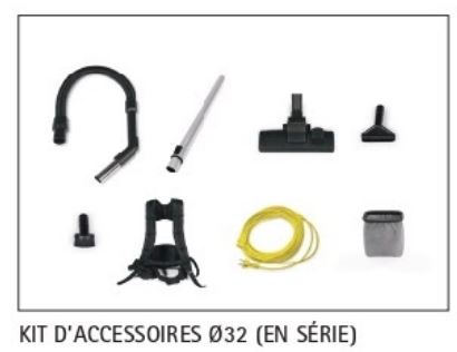 Aspirateur dorsal FV9+ - 950W - Nettoyage cinémas, théâtres, autobus, trains et avions_2