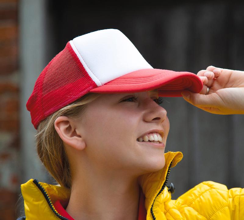 Casquette trucker DETROIT - Réf: RC089X - 100% polyester, 5 panneaux, ajustable Snapback_2