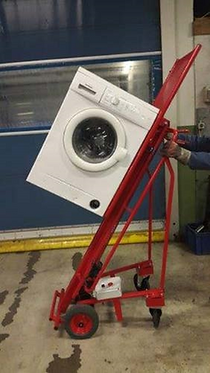 Chariot de manutention avec élévation - Pour gros électroménager - Charge maximale 120kg - Treuil électrique et sangle en nylon_2