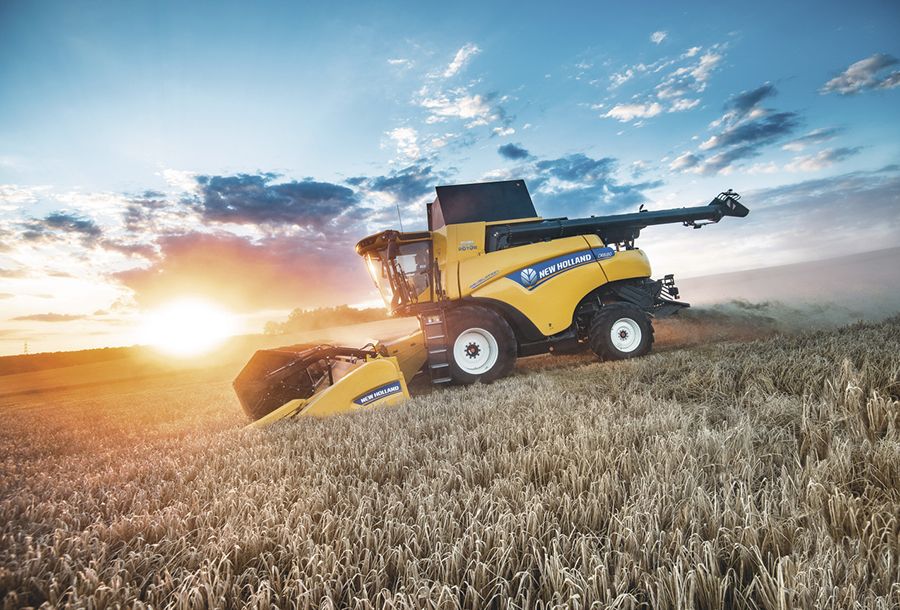 New Holland CR8.80 avec barre de coupe Varifeed™ jusqu'à 10,70 mètres