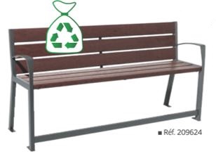 Banc et fauteuil SILAOS pour seniors - Rehausse 10 cm, repose-pieds et accoudoirs adaptés_2