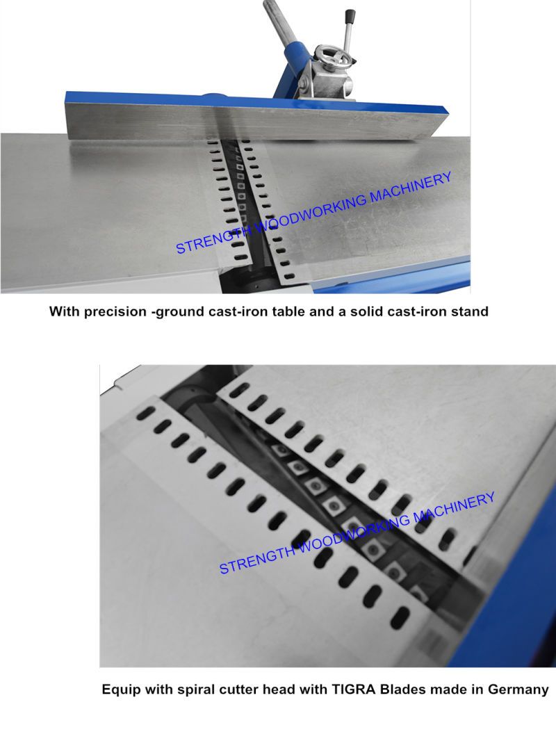 MBZ503L - Raboteuse industrielle - Focus Technology Co., Ltd. - largeur de travail max : 300mm - tête de coupe spirale et lames TIGRA fabriquées en Allemagne_2