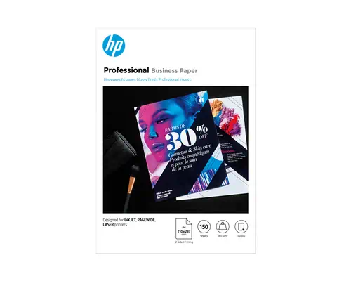 Papier HP Professional Business, brillant, 180 g/m2, A4 (210 x 297 mm), 150 feuilles_2