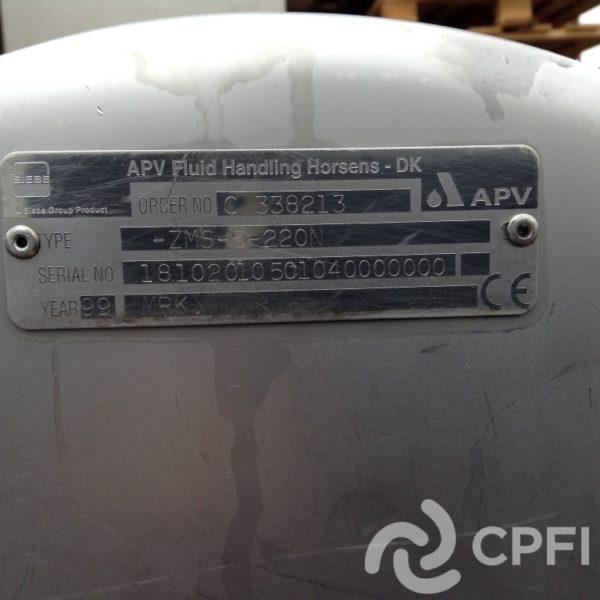 Pompe APV-SPX auto-amorçante ZMS5-220 N - 7.5 kW - Aspiration Ø63.5, Refoulement Ø51_2