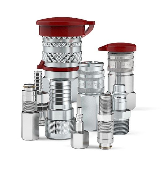 Série 225 - Coupleur CEJN en laiton chromé - Connectable d'une seule main pour circuits de refroidissement_2