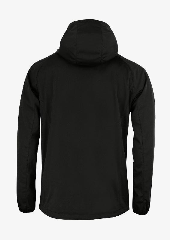 Veste softshell à capuche - Stretch, poches zippées - Fargo Homme - Noir - Nimbus_2