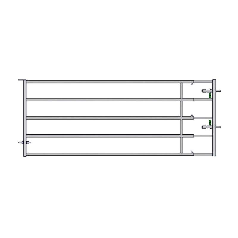 Barrière d'herbage autolock 3-4 mètres pour chevaux et petit bétail - jourdain_2