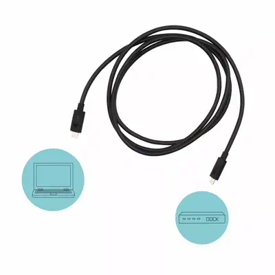 I-TEC Thunderbolt 3 Class Cable 40Gbit/s 100W Power_2