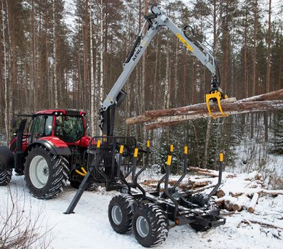 114HD Remorque forestière - Kesla Oyj - 1960 kg - Pompe hydraulique LS - Réservoir 110 L_2