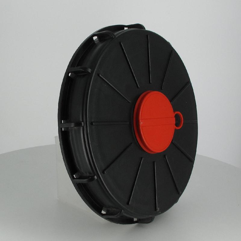 Couvercle Werit Ø 220 noir + bonde Femelle 2