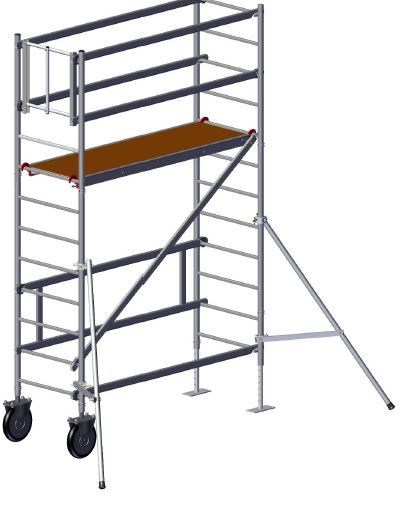 Échafaudage roulant spécial taille-haie - fortal sa - charge d’exploitation 200 kg/m²_2