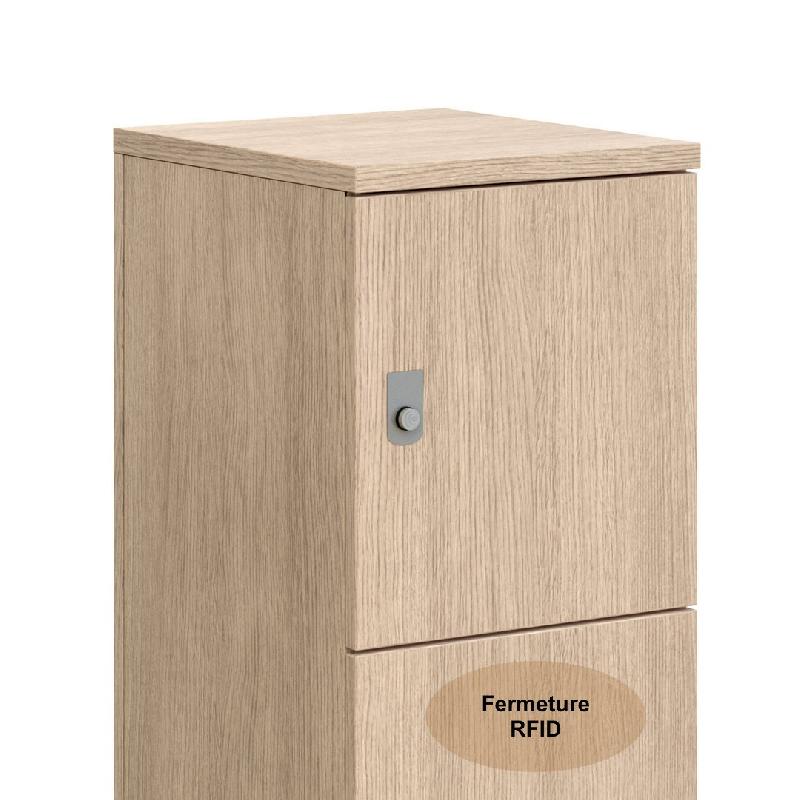 Meuble avec 12 casiers - Mobel Linea - 4 x 3 cases, RFID_2