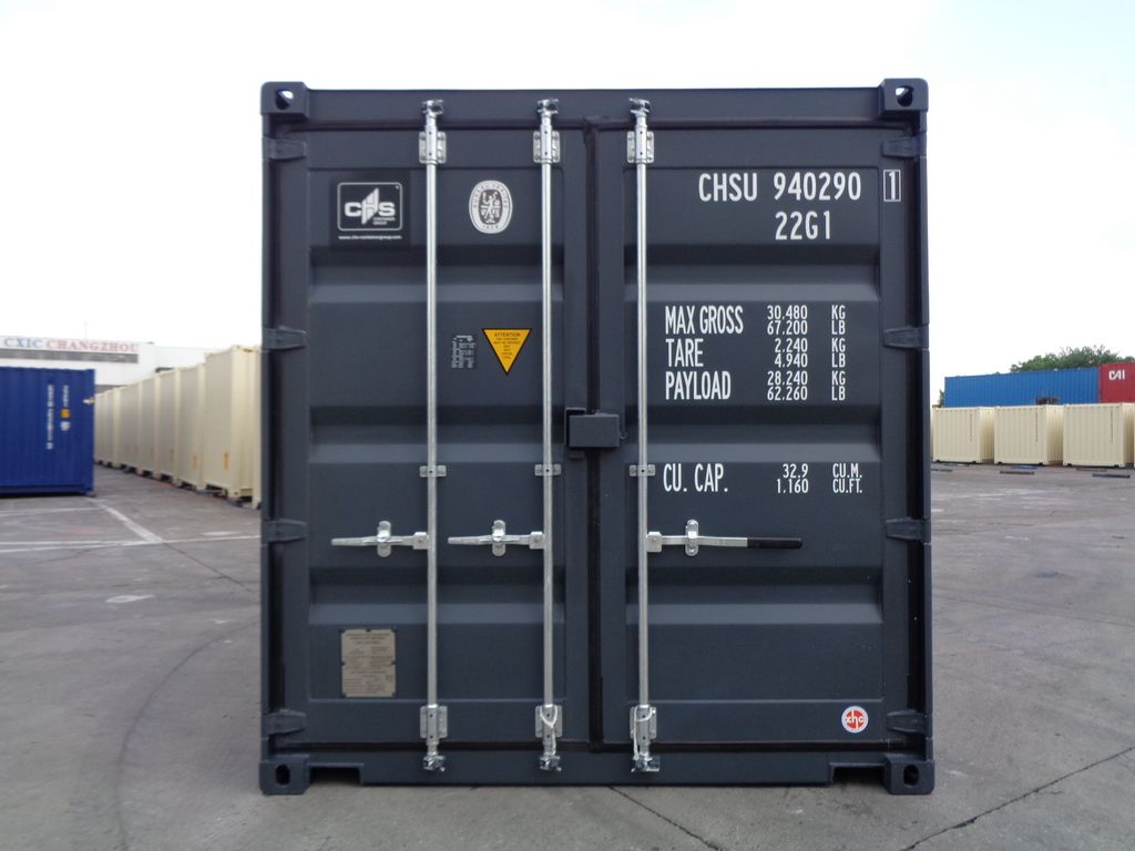 Container maritime 20 pieds Double Door parfait pour le chargement et le déchargement des marchandises en FIFO_2