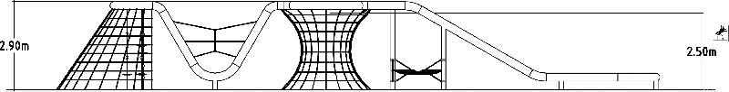Structures de cordage architecturales rolling hills standard réf-8071538 - hags_2