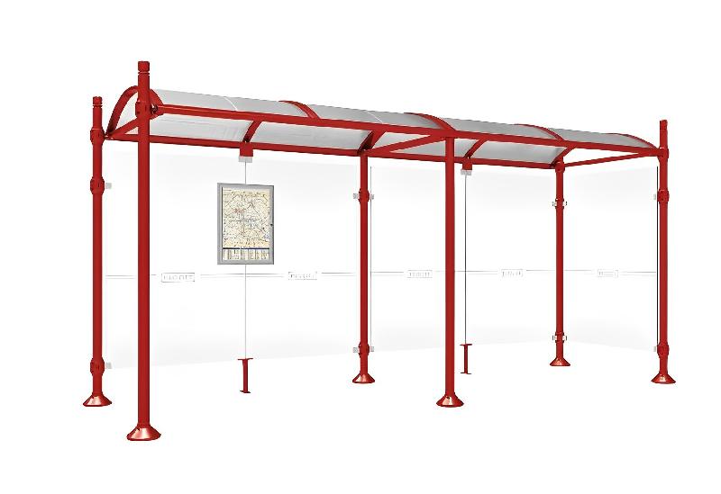 Abri Province - Dimensions 2726x2350x2253mm - Structure aluminium - Toiture polycarbonate alvéolaire_2