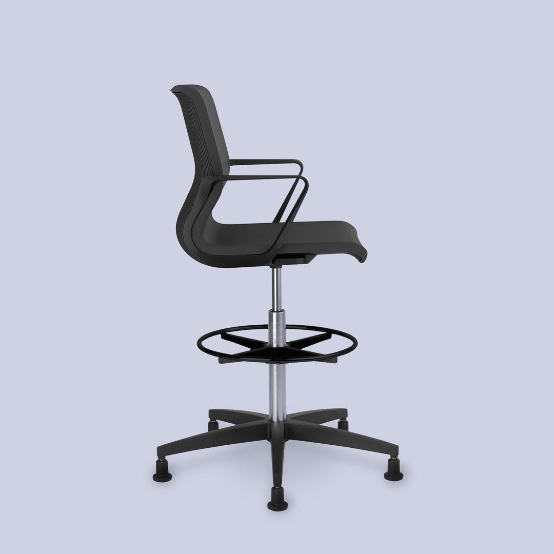 Drumback - Fauteuil de bureau ergonomique - Viasit Bürositzmöbel GmbH - roulettes autobloquantes et options personnalisables_2