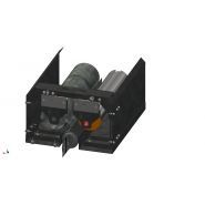 Système de cantonnement mobile avec lamelles en tissu ignifugé