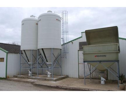 Silo pour alimentation animale avec diamètre Ø2700 à Ø3000