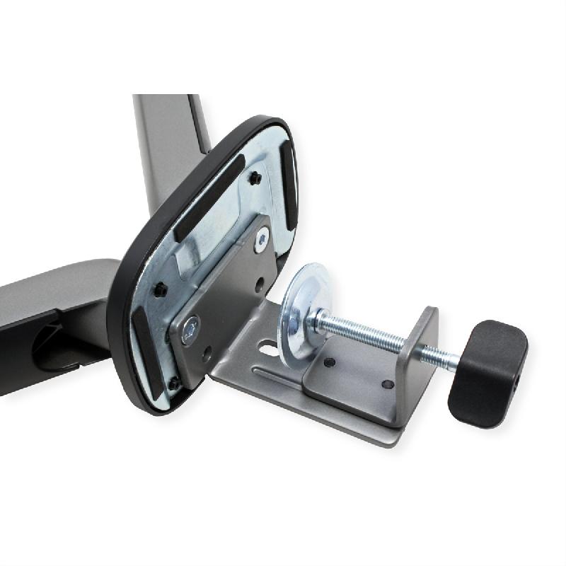 STANDARD Support moniteur avec bras double, Ressort mécanique, 17–32 pouces, max. 2x 10 kg, noir_2