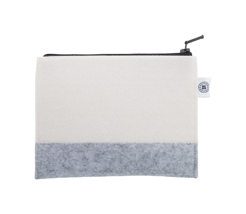 Trousse de toilette en feutre RPET - Personnalisable avec impression totale - Labelisée RPET_2
