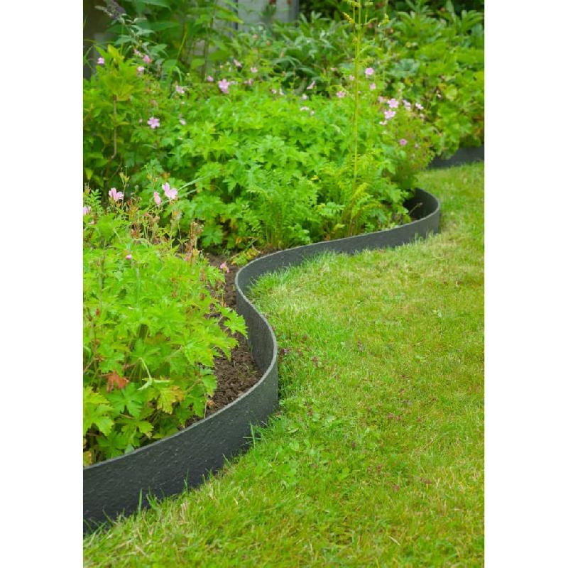 Nature bordure de jardin 0,12x12 m 5 mm noir 446388_2