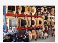 Rayonnage renforcé pour tourets de câbles de grand diamètre