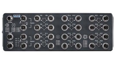 Switch ethernet EN50155 administrable - 20 ports 10/100Mbps, 4 ports 10/100/1000Mbps bypass, connectique M12 -40 ~ 70°C - Référence: EKI-9528E-8GMW-A_2