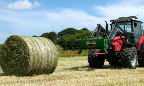 691bh - pince pic-balles rondes - mc hale - longueur des bras : 1,19 m - capacité de levage : 1100 kg_2