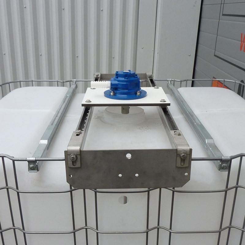 Agitateur pneumatique de cuve IBC - 1300 trs/min + Adaptateur universel_2