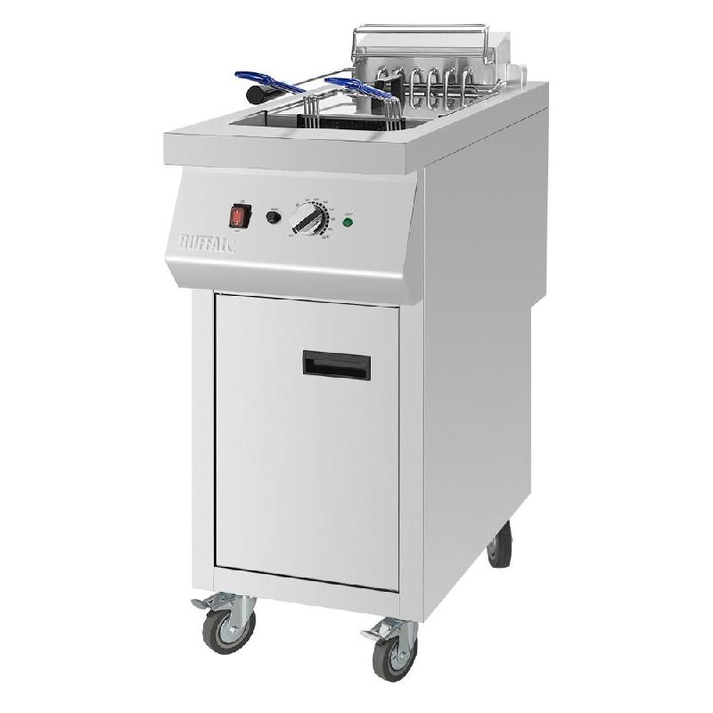 Friteuse électrique sur meuble - 1 cuve 20 L - 12 kW - Buffalo - HU198_2