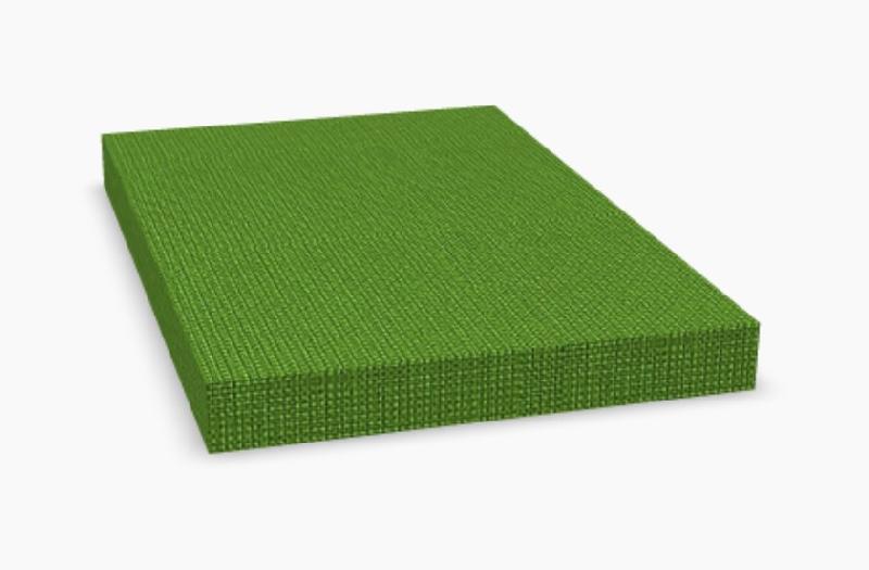 Caisson mobile avec coussin - MDD - Blanc, Vert_2